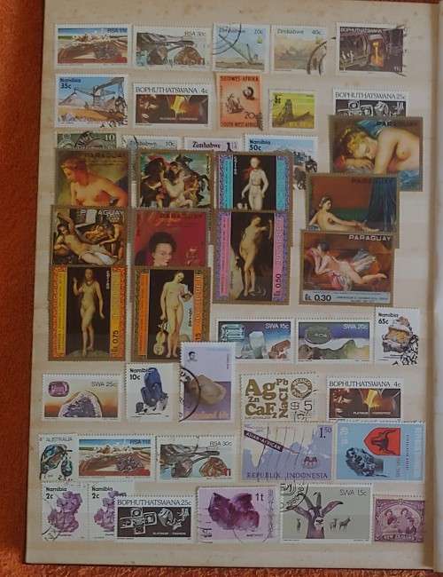 BROWN PRONTO STOCK BOOK 16 PAGE 32 SIDES MIXED WORLD FOR SORTING
