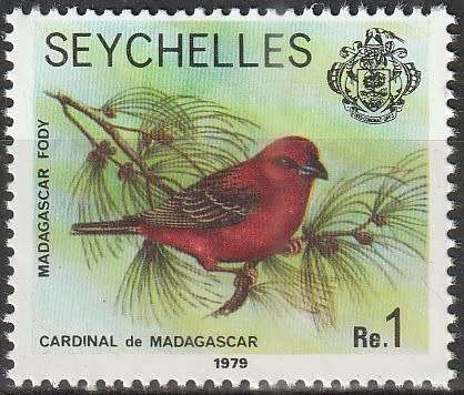 SEYCHELLES 1977 Marine Life FINE MINT SG 412A