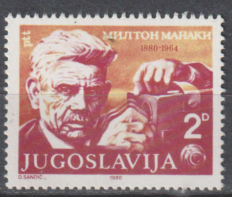 YUGOSLAVIA 1980 The 100th Anniversary of the Birth of Milton Manaki(1880-1964) UMM SG 1912
