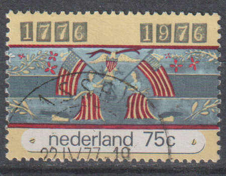 NETHERLANDS 1976 The 200th Anniversary of the USA ULH SG 1247
