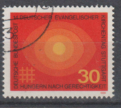 GERMANY 1969 The 14th German Evangelical Church Day ULH SG 1497