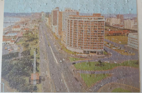 OUR SOUTH AFRICA ECLIPSE JIGSAW PUZZLE FRAGILE PIECES BUT GREAT BUILD DURBAN