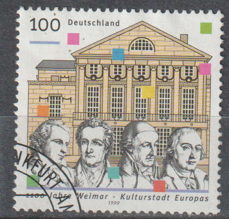 GERMANY 1999 The 1100th Anniversary of Wiemar - European Capital of Culture 1999 ULH SG 2882