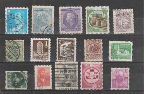 WORLD SELECTION BID PER STAMP TO TAKE ALL CARD EXCLUDED