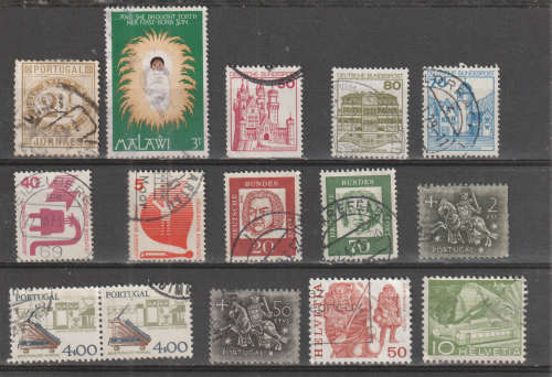 WORLD SELECTION BID PER STAMP TO TAKE ALL CARD EXCLUDED
