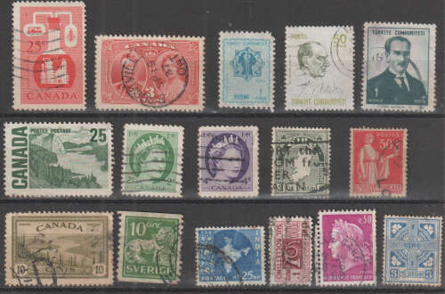 WORLD SELECTION BID PER STAMP TO TAKE ALL CARD EXCLUDED