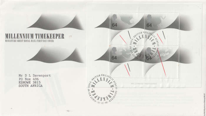 ENGLAND FDC 1999 Millennium CV R264