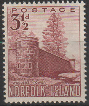 NORFOLK ISLAND 1953 Local Motives MM SG 13
