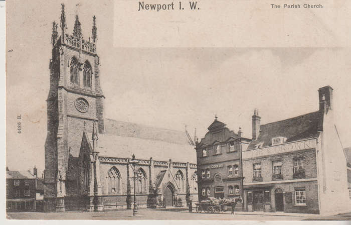 USED POST CARD NEWPORT 1903