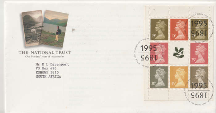 GB FDC 1995 NATIONAL TRUST DX17