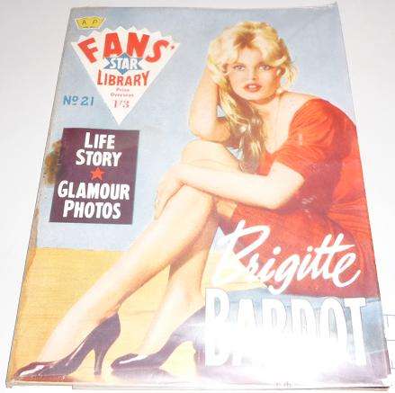 FAN STAR LIBRARY NO.21 BRIGITTE BARDOT 1959