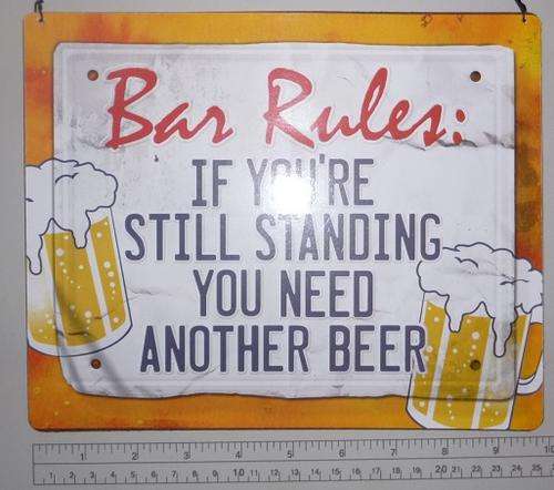TIN BAR SIGN FOR YOUR MAN CAVE