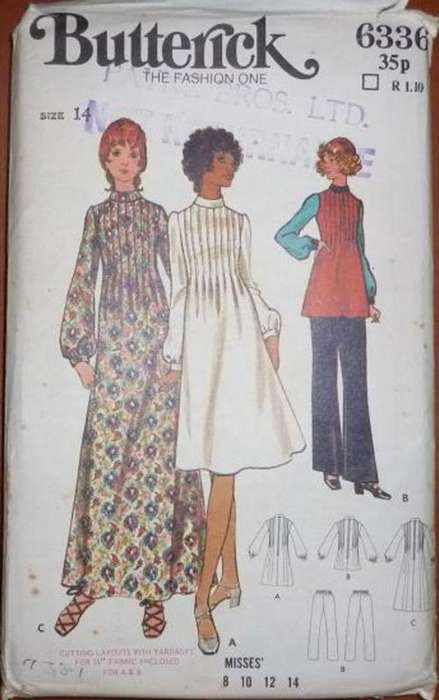BUTTERICK PATTERN 6336