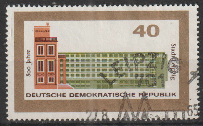 DDR 1965 The 800th Anniversary of Leipzig ULH SG E846