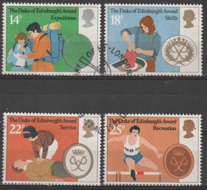 GB 1981 The 25th Anniversary of the Duke of Edinburgh Awards UNH SG1162-5