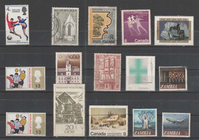 WORLD SELECTION BID PER STAMP TO TAKE ALL CARD EXCLUDED
