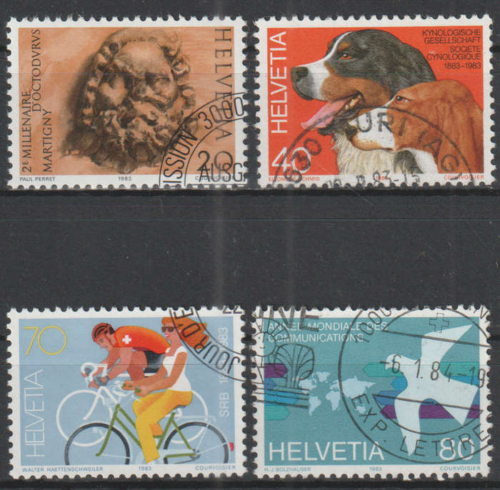 SWITZERLAND 1983 Anniversaries ULH SG 1061-4
