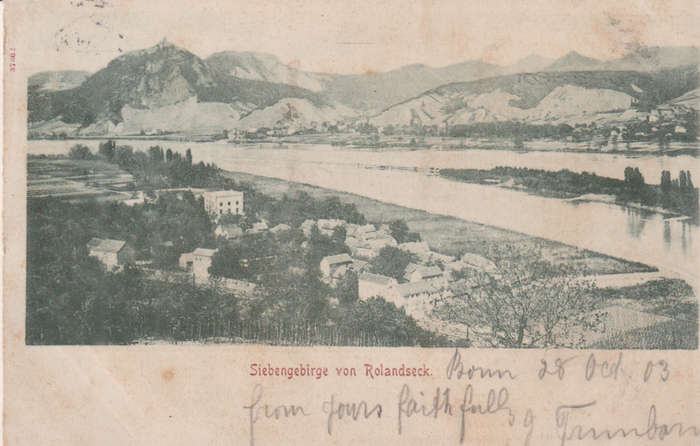 USED POST CARD WITH POSTAL HISTORY GERMANY 1903
