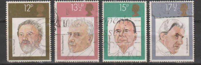 GB  1980 British Conductors UNH SG 1130-3