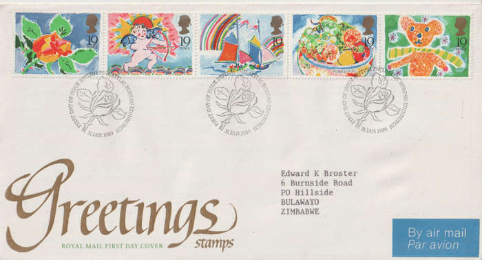 GB FDC 1989 Special Occasions