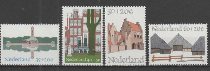 NETHERLANDS 1975 Charity Stamps UMM  SG 1209-12