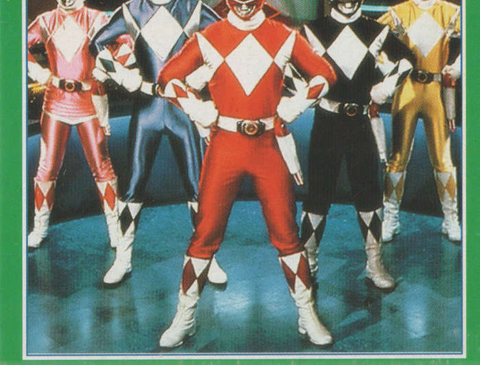 MERLIN POWER RANGERS STICKER #5