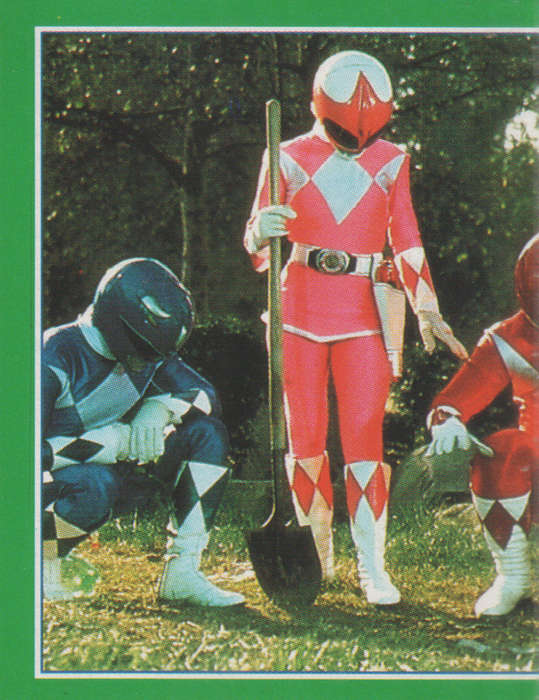 MERLIN POWER RANGERS STICKER #51