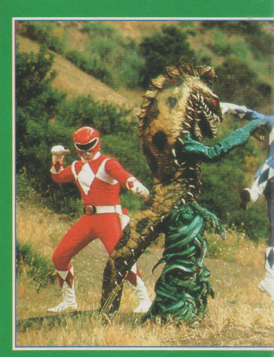 MERLIN POWER RANGERS STICKER #64