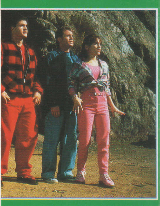 MERLIN COLLECTABLE POWER RANGERS STICKER #198