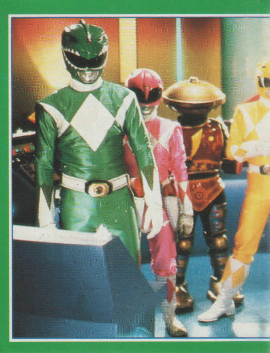 MERLIN COLLECTABLE POWER RANGERS STICKER #245