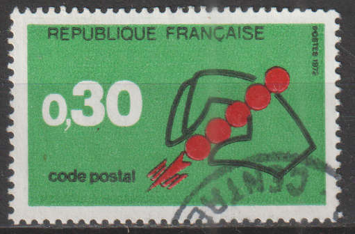 FRANCE 1972 Postal Code Campaign UNH SG 1969