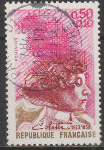 FRANCE 1973 The 100th Anniversary of the Birth of Gabrielle-Sidonie Colette ULH SG 1992