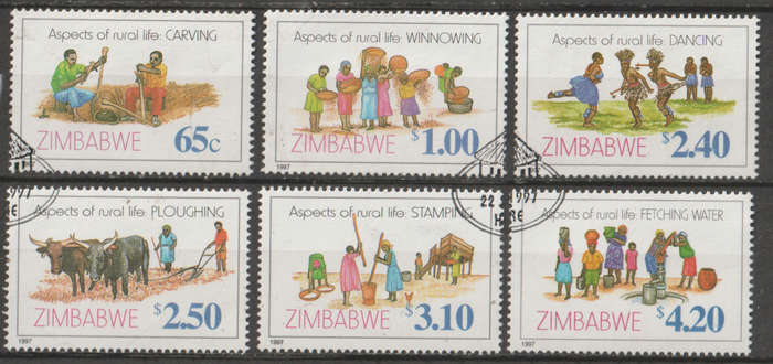 ZIMBABWE 1997 Rural Life UNH SG 948-53