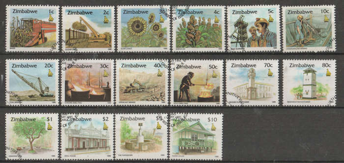 ZIMBABWE 1995 Zimbabwe Culture UNH SG 888-903
