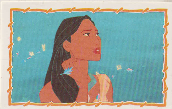 PANINI POCAHONTAS COLLECTABLE STICKERS #141