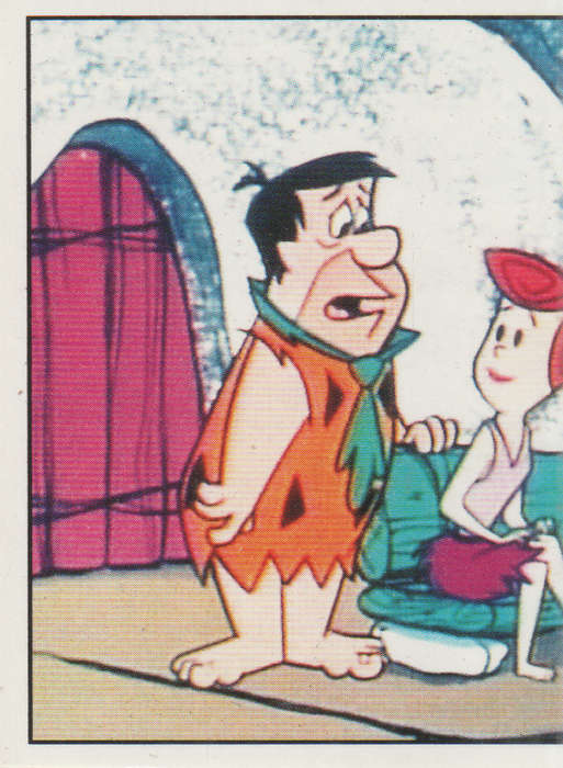 PANINI MARVELS FLINTSTONES COLLECTABLE STICKER #25