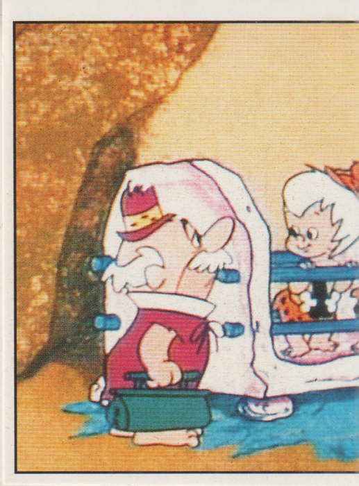 PANINI FLINTSTONES COLLECTABLE STICKER #80