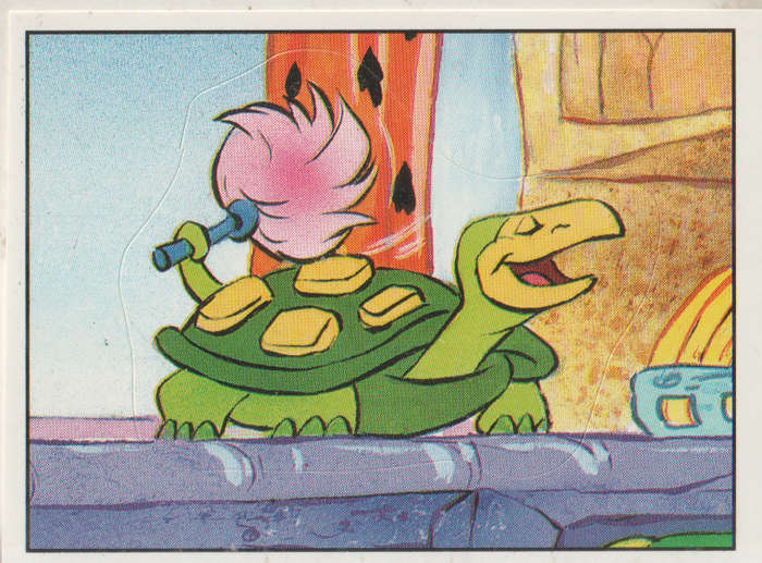 PANINI FLINTSTONES COLLECTABLE STICKER #95