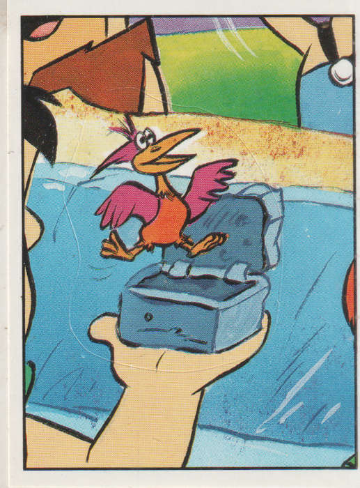 PANINI FLINTSTONES COLLECTABLE STICKER #108