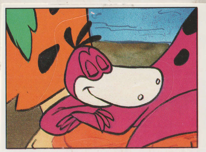 PANINI FLINTSTONES COLLECTABLE STICKER #110