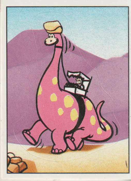 PANINI FLINTSTONES COLLECTABLE STICKER #131