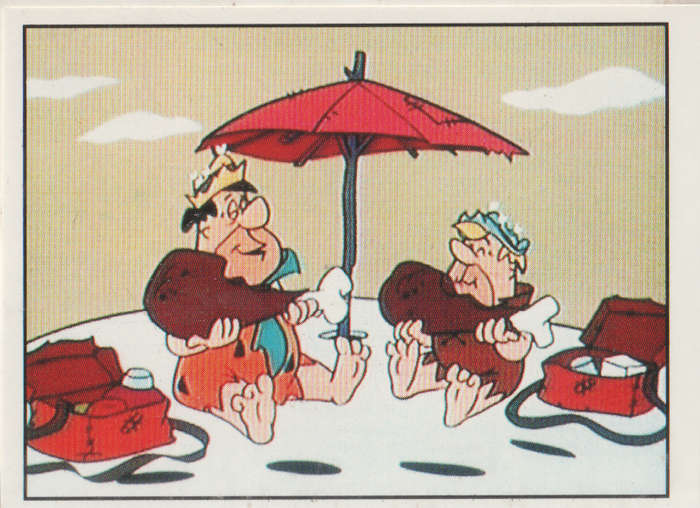 PANINI FLINTSTONES COLLECTABLE STICKER #156