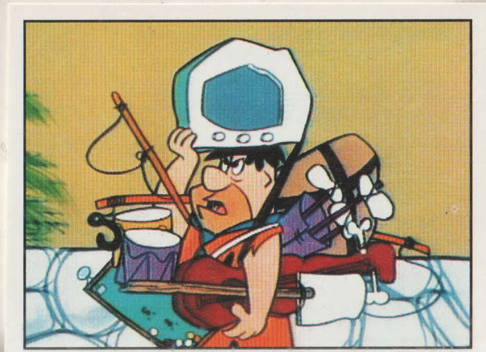 PANINI FLINTSTONES COLLECTABLE STICKER #171