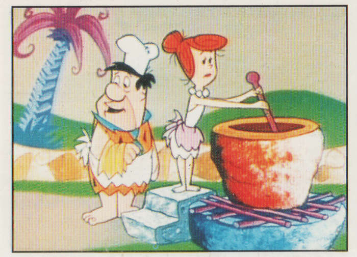 PANINI FLINTSTONES COLLECTABLE STICKER #193