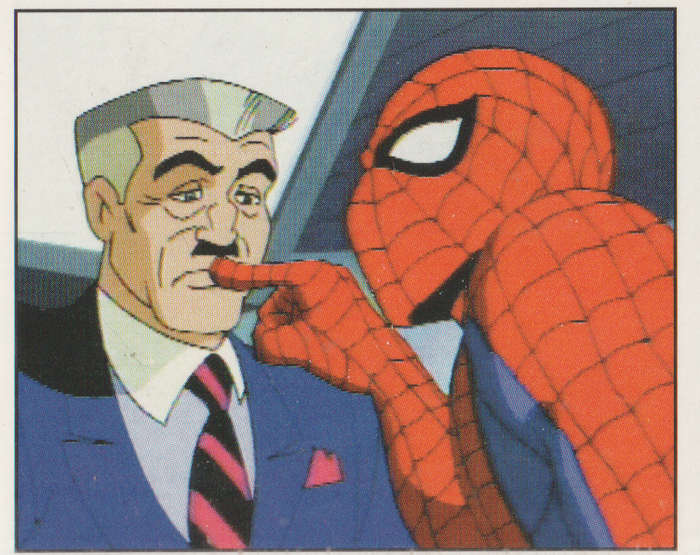 PANINI MARVELS SPIDERMAN COLLECTABLE STICKER #154