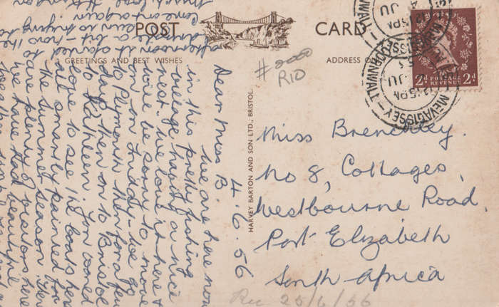 USED POST CARD