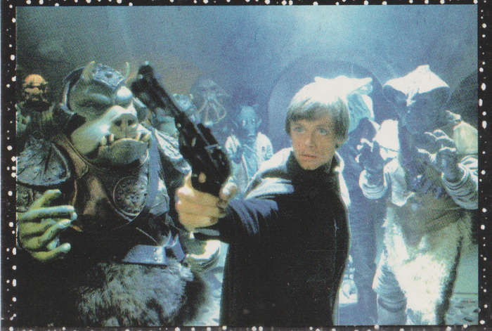 PANINI STAR WARS COLLECTABLE STICKER #123