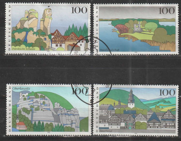 GERMANY 1995 Landscapes UNH SG 2646-9