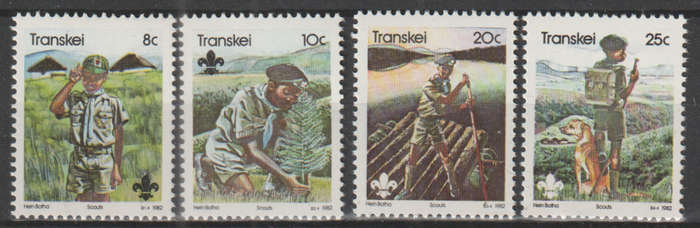 TRANSKEI 1982 The 75th Anniversary of Boy Scout Movement UMM