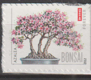 USA 2012 Bonsai Trees - Self-Adhesive Stamps SG 5225 PAPER REM